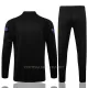 FC Barcelona Trainings Sweatshirt Pak Kind 2022-23 Kwartrits Zwarte