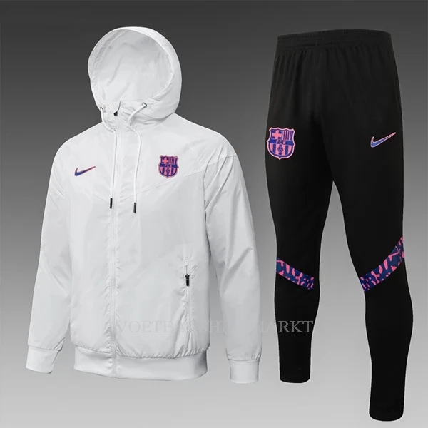 FC Barcelona Trainingsjack Windrunner Pak 2022-23 Witte