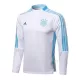 FC Bayern München Trainings Sweatshirt Pak 2022-23 Kwartrits Wit-Blauwe