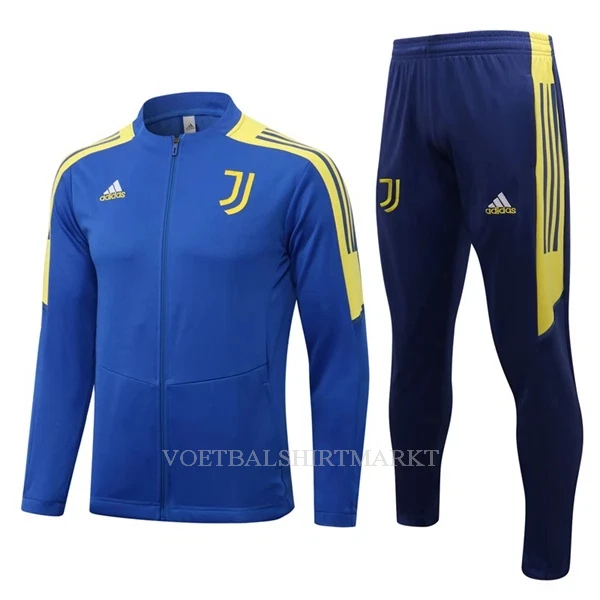 Juventus Trainingsjack Pak 2022-23 Blauw-Gele