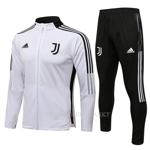 Juventus Trainingsjack Pak 2022-23 Wit-Zwart