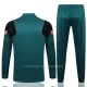 Liverpool Trainings Sweatshirt Pak Kind 2022-23 Kwartrits Groene