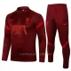 Liverpool Trainings Sweatshirt Pak Kind 2022-23 Kwartrits Rode