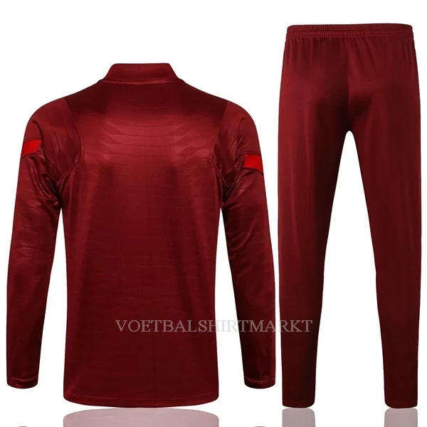 Liverpool Trainings Sweatshirt Pak Kind 2022-23 Kwartrits Rode