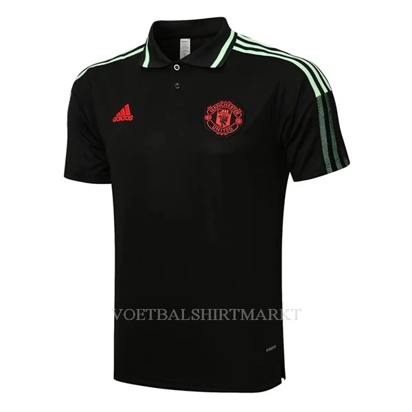 Manchester United Trainingpolo 2022-23 Zwart-Groene