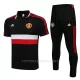 Manchester United Trainingpolo 2022-23 Zwart-Rood-Wit