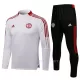 Manchester United Trainings Sweatshirt Pak Kind 2022-23 Kwartrits Witte