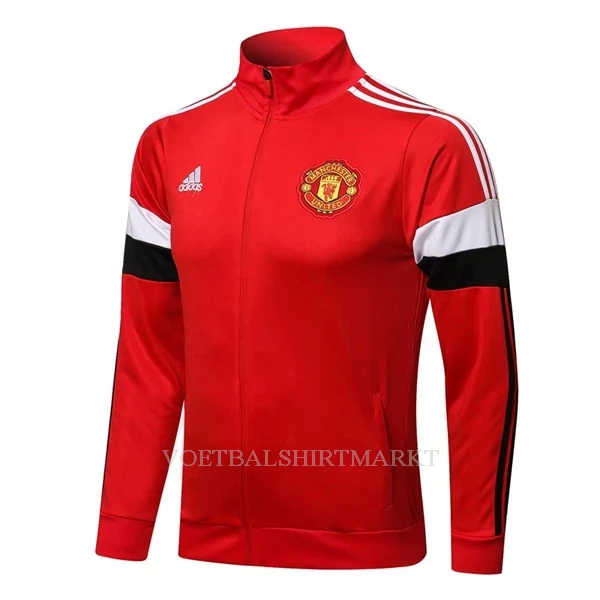 Manchester United Trainingsjack Pak 2022-23 Rood-Wit