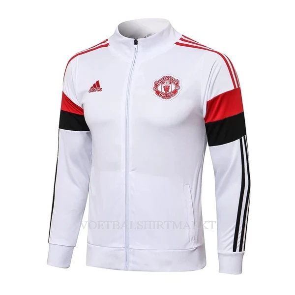 Manchester United Trainingsjack Pak 2022-23 Wit-Rood-Zwart