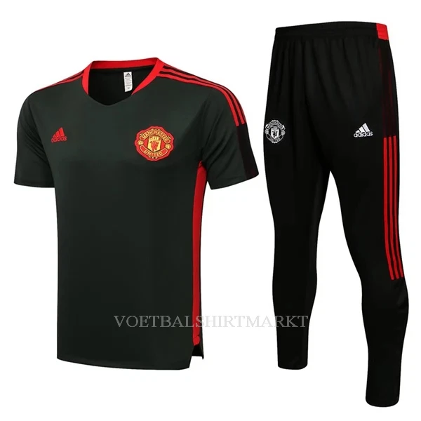 Manchester United Trainingsshirt Pak 2022-23 Donkergroene