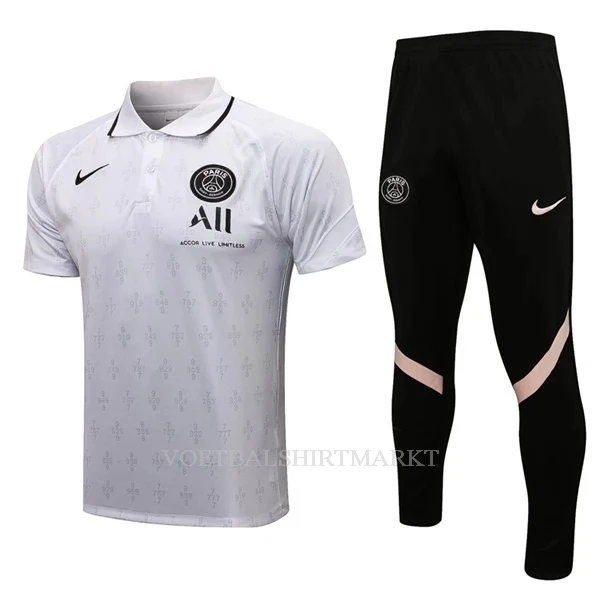 Paris Saint-Germain Trainingpolo 2022-23 Wit-Zwart