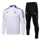 Real Madrid Trainings Sweatshirt Pak 2022-23 Kwartrits Wit-Blauwe