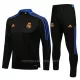 Real Madrid Trainings Sweatshirt Pak 2022-23 Kwartrits Zwarte