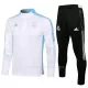 Real Madrid Trainings Sweatshirt Pak Kind 2022-23 Kwartrits Witte