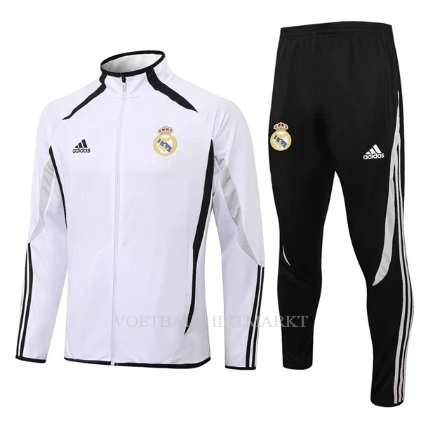 Real Madrid Trainingsjack Pak 2022-23 Wit-Zwart