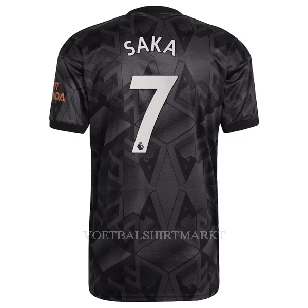 Arsenal Saka 7 Shirt Heren Uit 2022-23