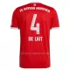 FC Bayern München De Ligt 4 Shirt Heren Thuis 2022-23