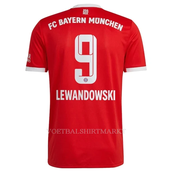 FC Bayern München Lewandowski 9 Shirt Heren Thuis 2022-23