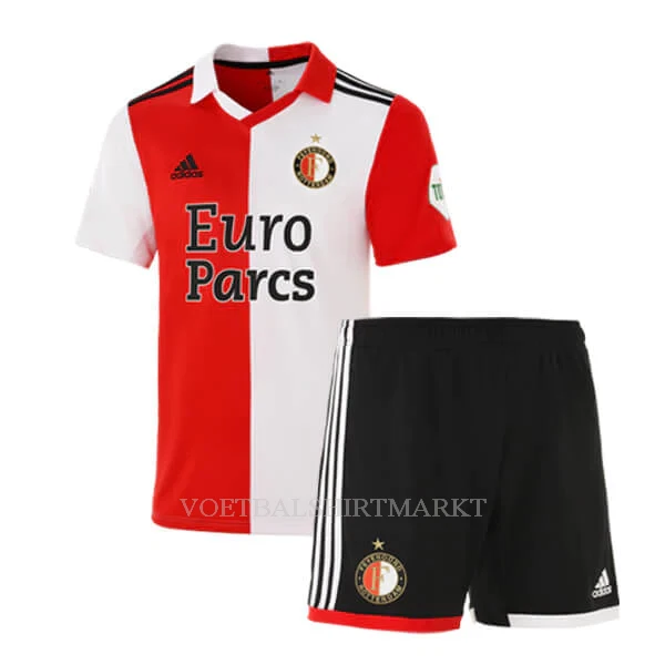 Feyenoord Rotterdam Tenue Kind Thuis 2022-23