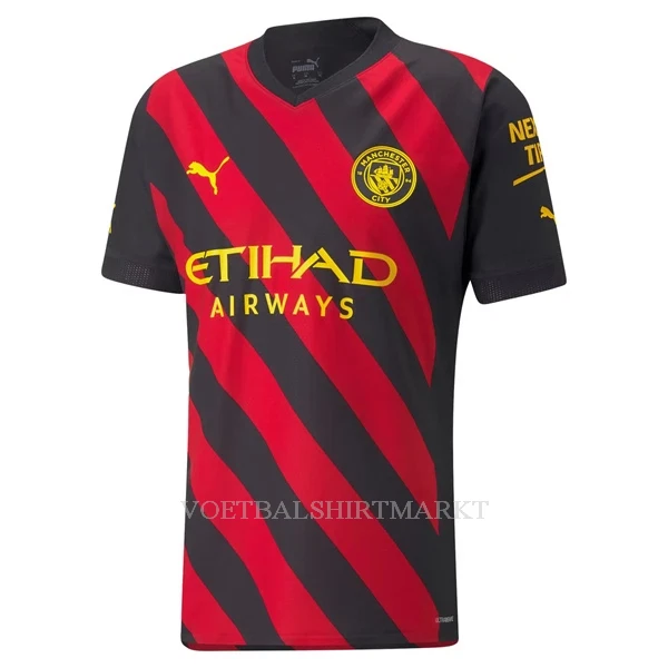 Manchester City De Bruyne 17 Shirt Heren Uit 2022-23