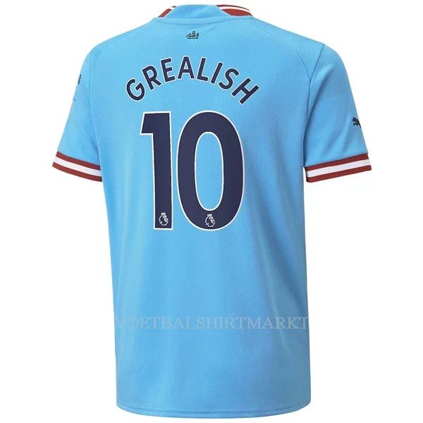 Manchester City Grealish 10 Shirt Heren Thuis 2022-23