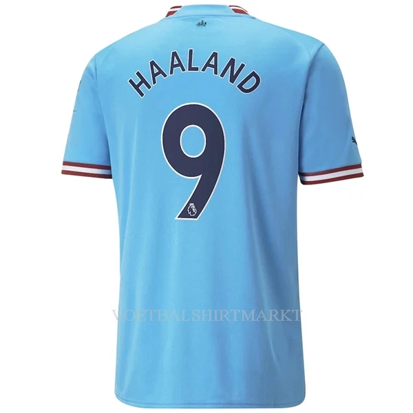 Manchester City Haaland 9 Shirt Heren Thuis 2022-23