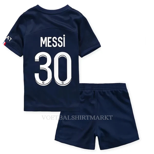 Paris Saint-Germain Messi 30 Tenue Kind Thuis 2022-23