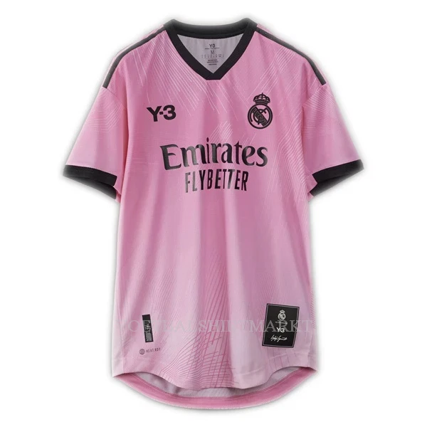 Real Madrid Y-3 Shirt Heren Thuis 120e Verjaardag 2022-23 Roze