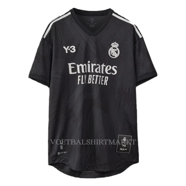 Real Madrid Y-3 Shirt Heren Thuis 120e Verjaardag 2022-23 Zwarte