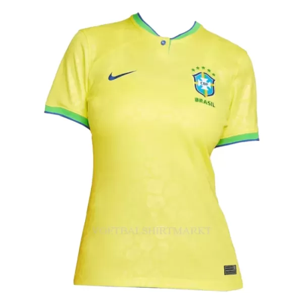 Brazilië Shirt Dames Thuis WK 2022