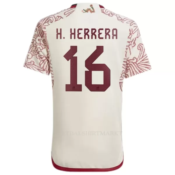 Mexico H.HERRERA 16 Shirt Heren Uit WK 2022