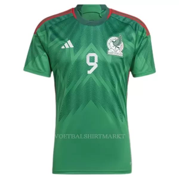 Mexico Raul 9 Shirt Heren Thuis WK 2022