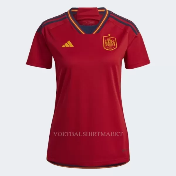 Spanje Shirt Dames Thuis WK 2022