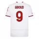 AC Milan Giroud 9 Shirt Heren Uit 2022-23