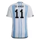 Argentinië Di Maria 11 Shirt Heren Thuis WK 2022