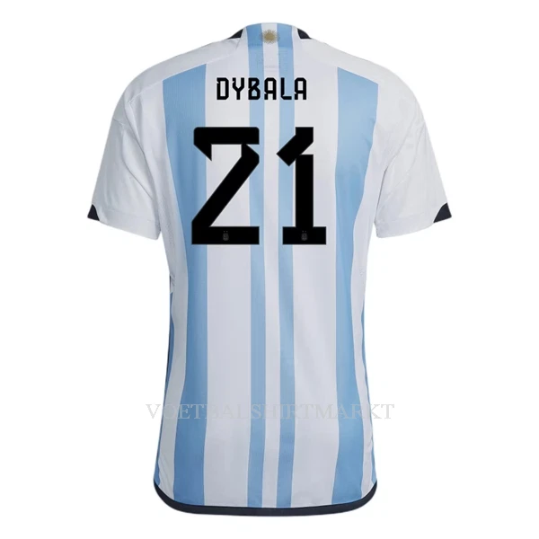 Argentinië Dybala 21 Shirt Heren Thuis WK 2022