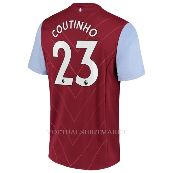 Aston Villa Coutinho 23 Shirt Heren Thuis 2022-23