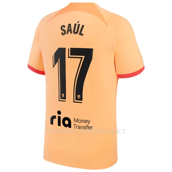 Atlético Madrid Saul 17 Shirt Heren Derde 2022-23