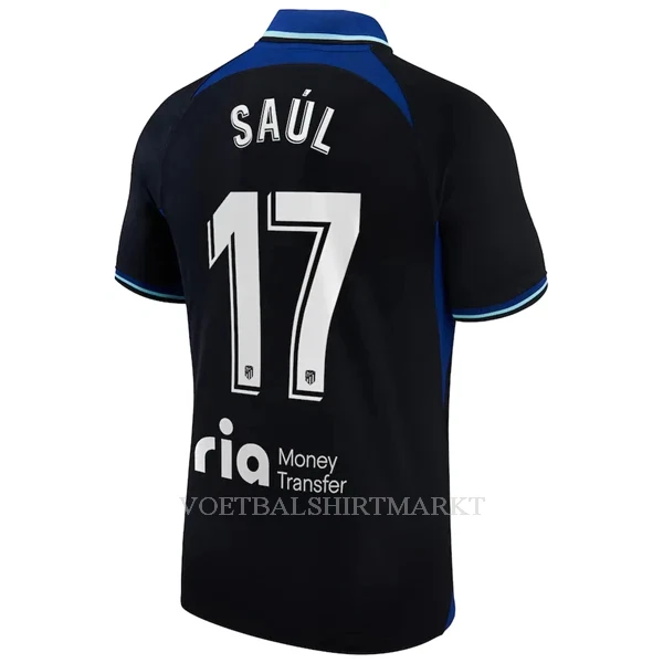 Atlético Madrid Saul 17 Shirt Heren Uit 2022-23