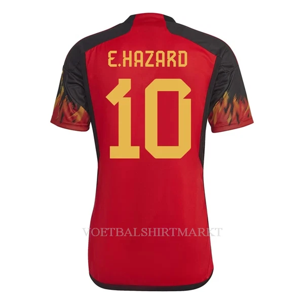 België Hazard 10 Shirt Heren Thuis WK 2022