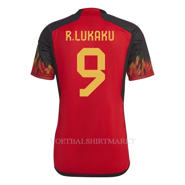 België Lukaku 9 Shirt Heren Thuis WK 2022