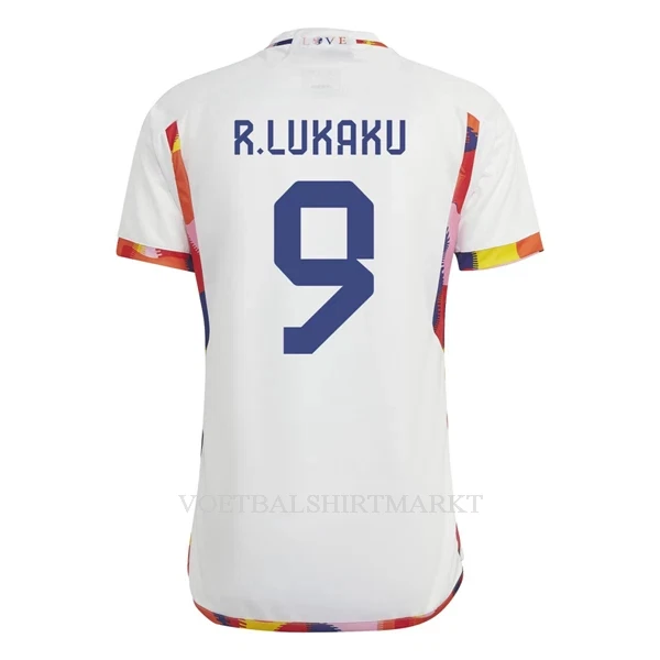 België Lukaku 9 Shirt Heren Uit WK 2022