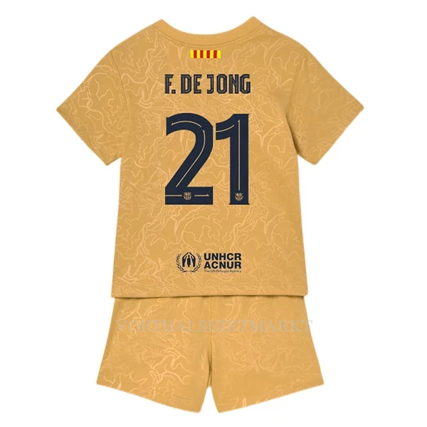 FC Barcelona Frenkie de Jong 21 Tenue Kind Uit 2022-23