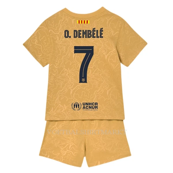 FC Barcelona O. Dembele 7 Tenue Kind Uit 2022-23