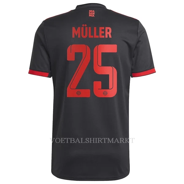 FC Bayern München Müller 25 Shirt Heren Derde 2022-23