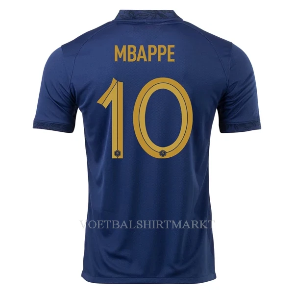 Frankrijk Mbappé 10 Shirt Heren Thuis WK 2022