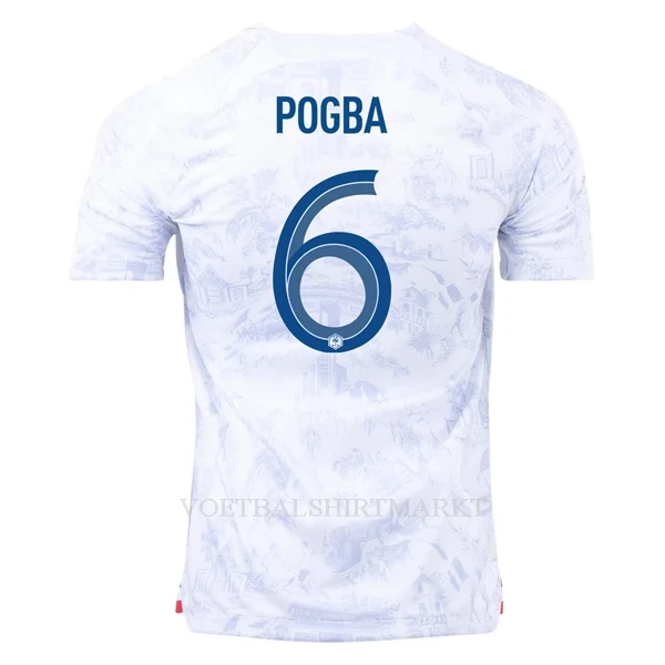 Frankrijk Pogba 6 Shirt Heren Uit WK 2022