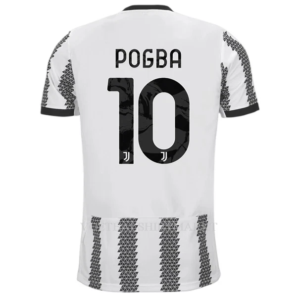 Juventus Pogba 10 Shirt Heren Thuis 2022-23