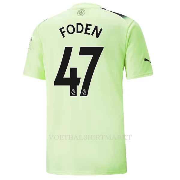 Manchester City Foden 47 Shirt Heren Derde 2022-23