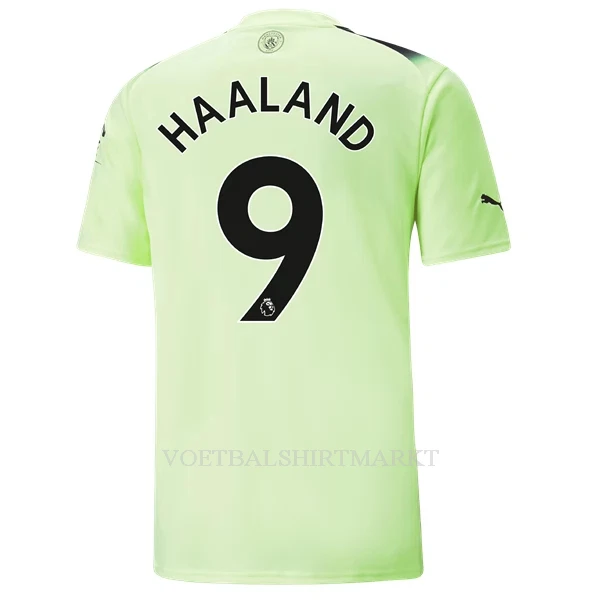 Manchester City Haaland 9 Shirt Heren Derde 2022-23